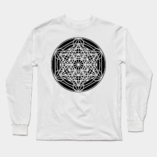 Metatron’s Cube Expanded 003 Long Sleeve T-Shirt